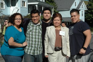 Irma Mejia and family